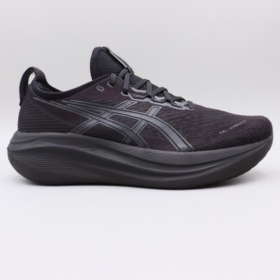 ASICS Gel-Nimbus 27 Mens Size 14 US Running Shoes Triple Black 1011B958