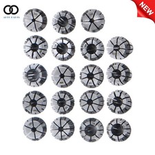 19Piece ER16 Collet Set Complete Sizes Including all 16th 32nds  64th New