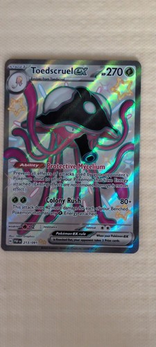Toedscruel ex 213 Shiny Ultra Rare - SV: Paldean Fates Pokemon 2024