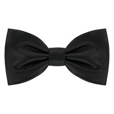 Mens Real Silk Classic Pre-Tied Bow Tie Formal Solid Tuxedo Tuxedo Bow Ties f...