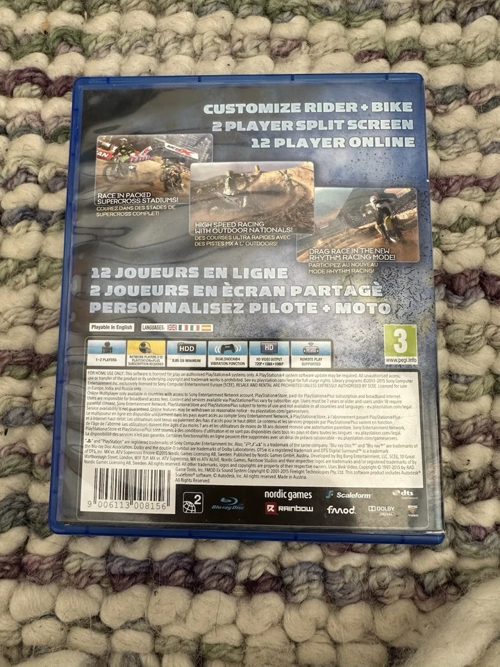 MX vs. ATV Supercross Encore (Sony PlayStation 4, 2015) - Image 2 of 4
