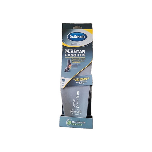 Dr. Scholl’s Orthotics For Plantar Fasciitis Shoe Insoles Men Size 8-13 One Pair - Picture 1 of 4