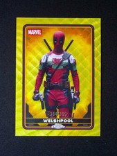 2025 Topps Chrome Deadpool Welshpool #37 Yellow Wave /399