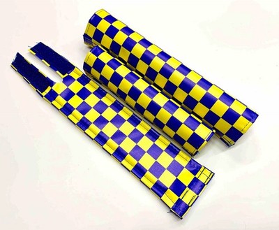 Flite Old School BMX Piece Pad Set Checkers Genuine Made in USA