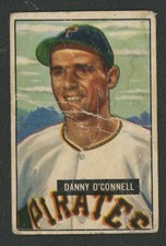 1951 Bowman #93 Danny O'Connell  ^^ Pittsburgh Pirates  ~  LOW Grade