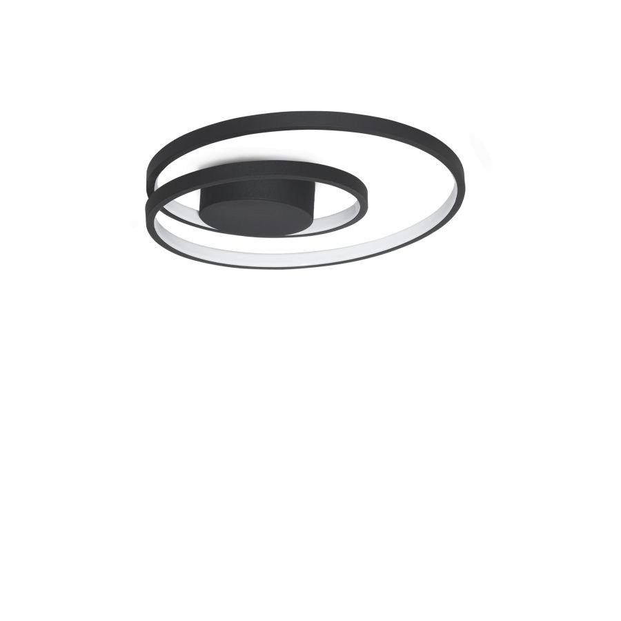 Plafoniera LED Ideal Lux OZ D40 Nero: Illuminazione d'Arredo 3000K