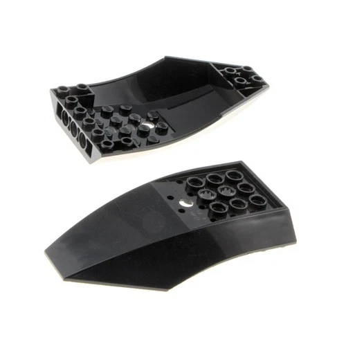 2x Lego Cockpit 10x6x2 Black Arched Boat Base Star Wars 4209683 47406