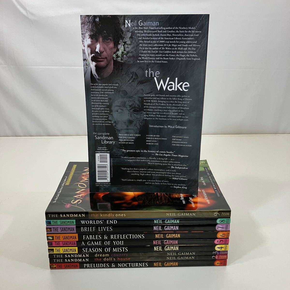 Sandman Graphic Novels Vols 1-10 Lot Complete Neil Gaiman Vertigo