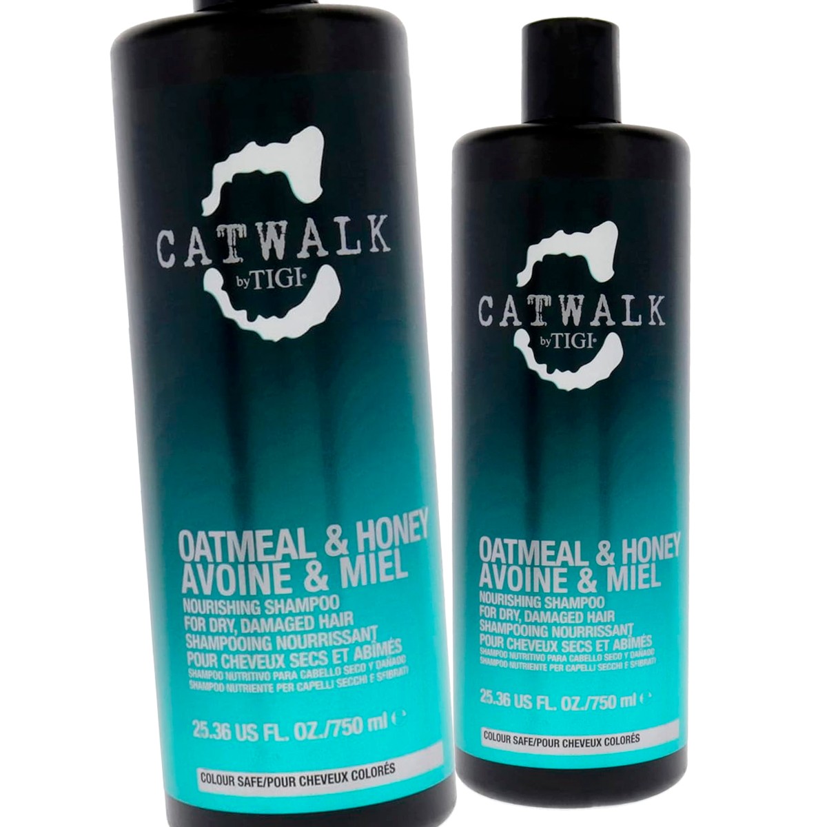 Tigi Catwalk Oatmeal & Honey Nourishing Shampoo 25.36 oz - Pack of 2