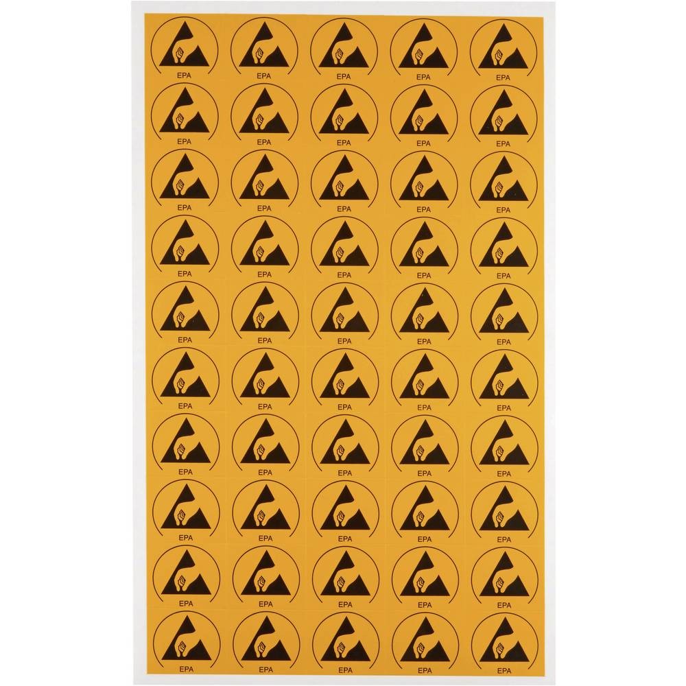 Logo ESD 30 mm Wolfgang Warmbier 2850.3025 pour sécuriser les zones de travail