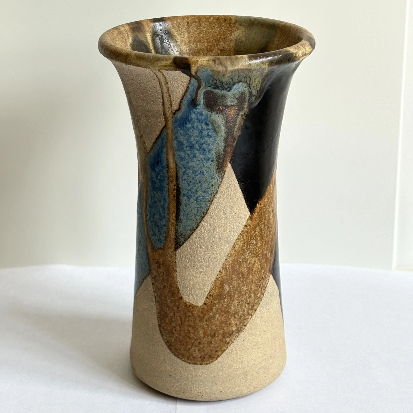 Graham Peter Glynn Studio Pottery Vase Abstract Stoneware Modernist 1980s Vtg
Opens in a new window 