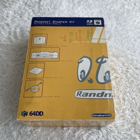 Nintendo 64DD Console Randnet Starter Kit Tested Working Missing Items Used