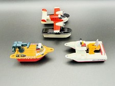 1995 Salvage Barge Vintage Micro Machines Lot of 3 Airplane Boats Hydroplane