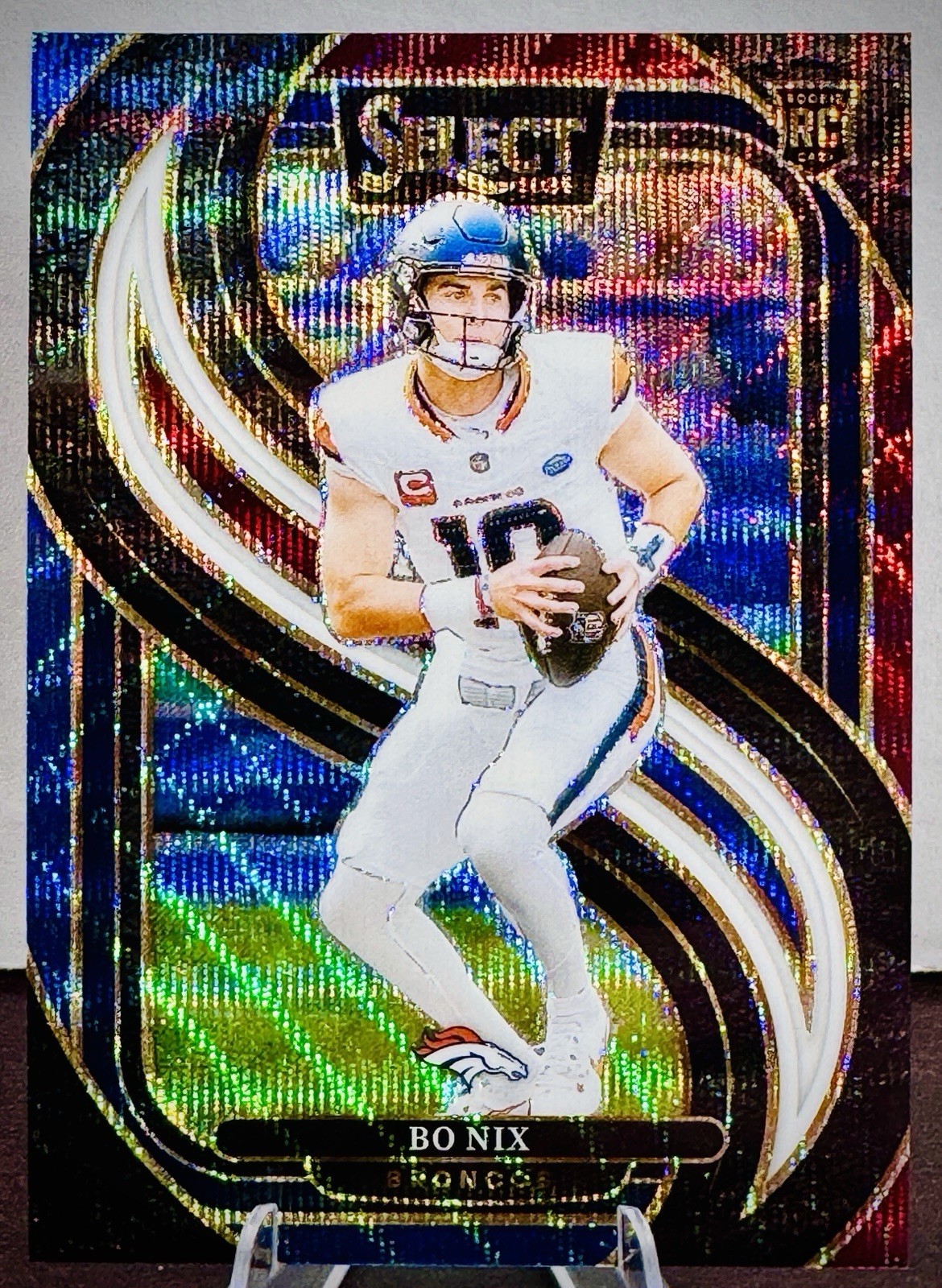 2024 Panini Select - BO NIX (RC) /249 Premier Level #117 Tri-Color Prizm Rookie