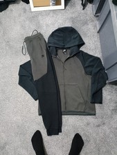 Old Season Black Dark Grey Nike Tech Fleece Tracksuit S Rare