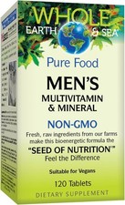 Natural Factors Whole Earth & Sea Men's Multivitamin & Mineral, 1 Serving Contai