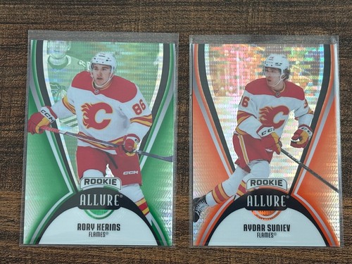 2025-26 Allure Hockey GREEN QUARTZ/ORANGE SLICE INSERTS (Complete Your Sets)