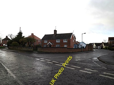 Foto 8x6 Drapers Hill Bauernhaus, Stradbroke auf Drapers Hill an der Kreuzung c2015