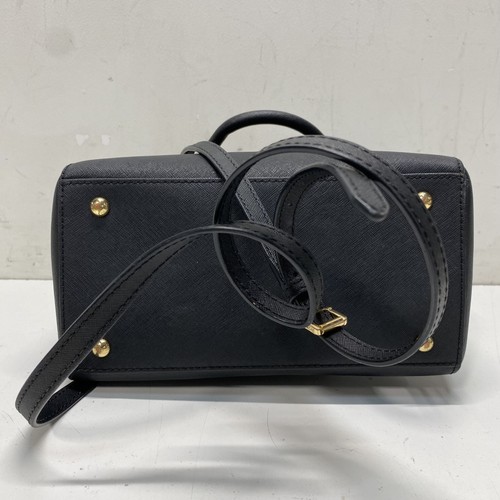 Michael Kors Black Saffiano Satchel Bag - Picture 3 of 5