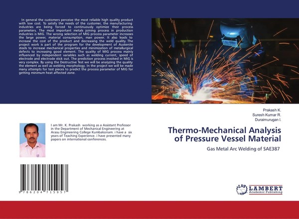 Prakash K. (U. A.) | Thermo-Mechanical Analysis Of Pressure Vessel Material-image