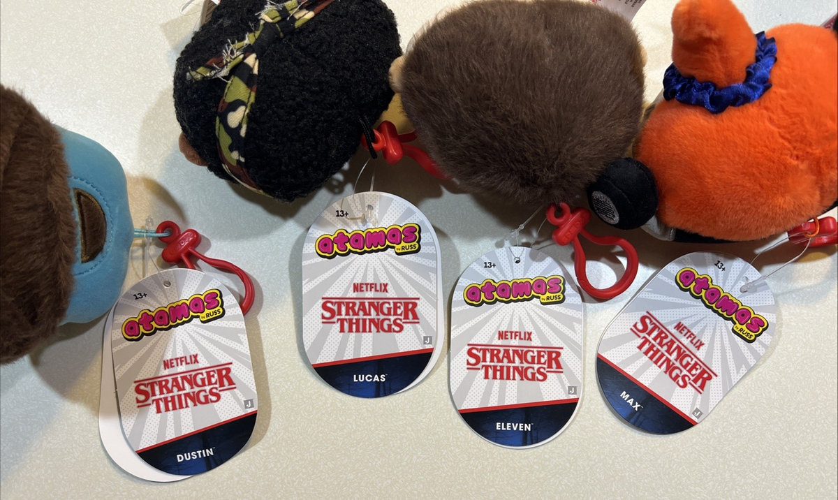 NEW 2025 ATAMAS Stranger Things Plush Clip LOT 4 | eBay