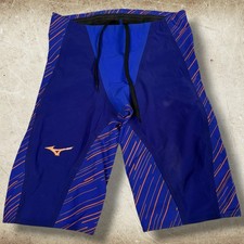 Mizuno Men's GX SONIC 3 Competitive Swim Racing Suit Nylon Size Large Multicolor