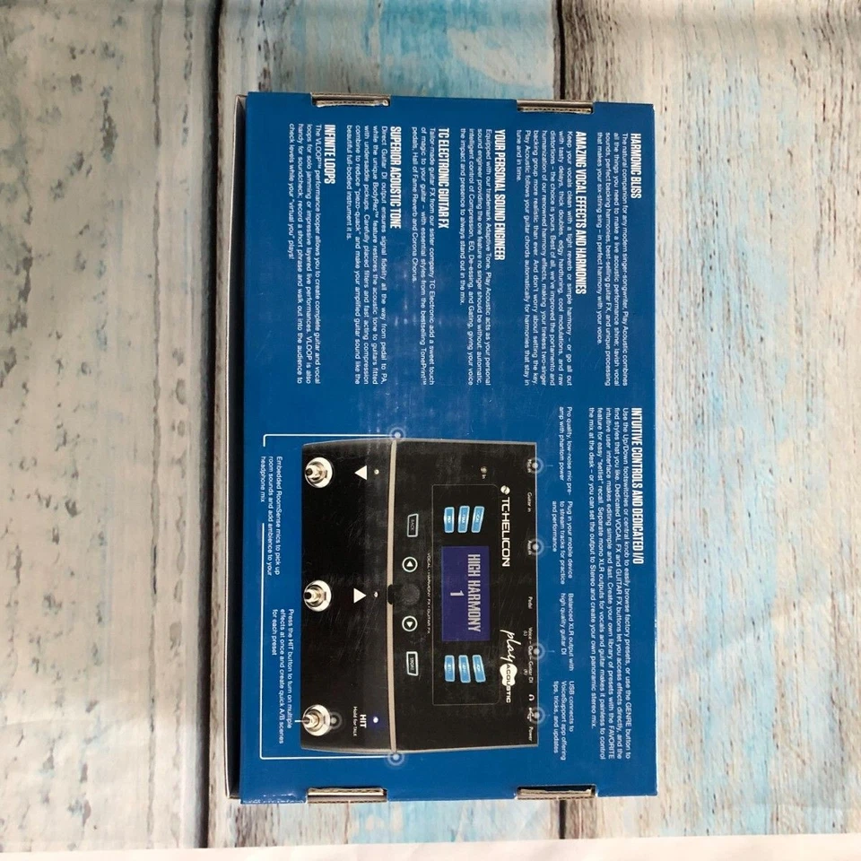 TC Helicon VoiceLive Play Acoustic Vocal Effect Pedal Electric Acoustic multi - Image 4 of 4