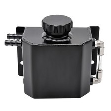 Radiator Coolant Overflow Tank Aluminum, Universal Overflow Reservoir Tank,