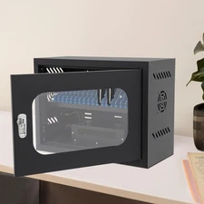 Charging Cabinet For Cellphones & Tablet Computers, 20-Device Charging Station