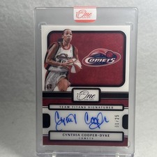 2025 Panini One WMBA Cynthia Cooper Team Titans Auto Purple Parallel 1/25 SSP