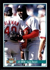 Lee Smith 1994 Score #627 Cardinals MLB READ FREE SHIPPING AutographDen