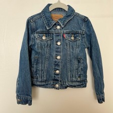Levi  s Kids Denim Trucker Jacket Blue Cotton Classic Western Jean Jacket