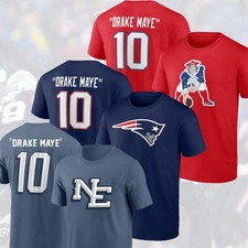 NEW  Drake Maye 10 New England Patriots Nickname 2025 Name  Number For Fans