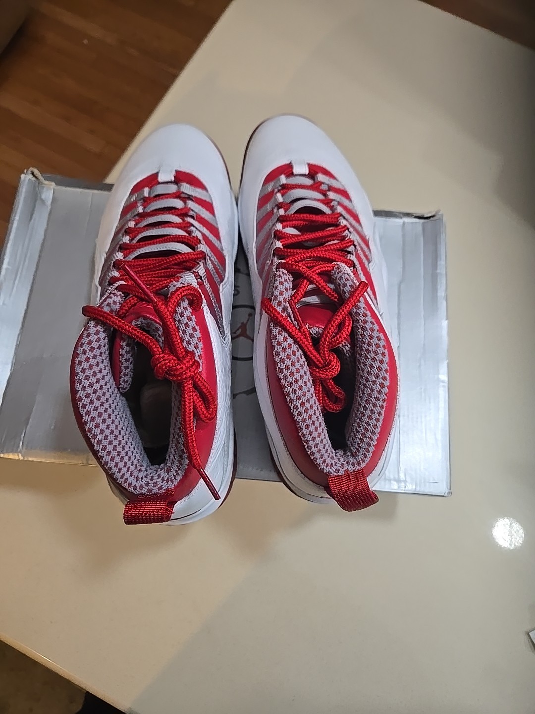 Size 13 -Air Jordan 10 Retro 2005 Red Steel 2005 BRAND NEW IN BOX 100% WEARABLE  thumbnail 5