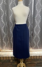 Vintage 70  s Levi Strauss  Co Blue Pocketed Midi Skirt Women  s Size 12