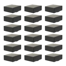 20Pcs Black Card Trinket Boxes Candy Packing Boxes Party Cookie Party Gift