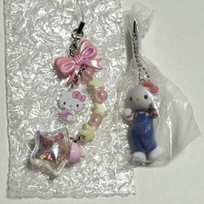 Sanrio Hello Kitty Miniature Charm  Secret Strap Set, Vintage, Used,