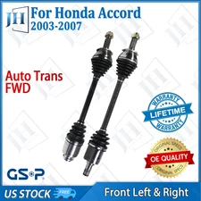OE Front Pair CV Axle Shaft Set for 2003-07 Honda Accord V6 3.0L FWD Auto Trans