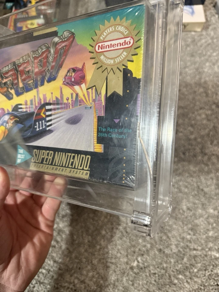 F-Zero (SNES, 1991) Players Choice Wata 6.5 B+ New Sealed - Image 3 of 4