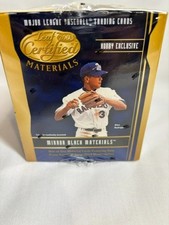 2003 Leaf Certified Materials MLB Hobby Baseball Box Factory Sealed 10 packs