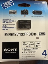 Sony Memory Stick Pro Duo Mark2 4GB MS-MT4G for Sony Cybershot/PlayStation/PSP