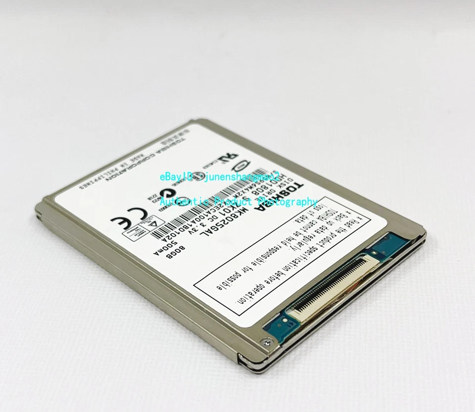 Toshiba MK8025GAL 80GB 1.8" 5MM CE hard drive for notebook/ IPOD/ Video camera. - Image 2 of 4