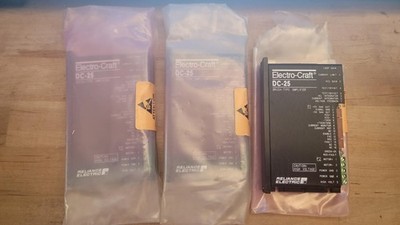 3 x Electro-Craft DC-25 W/O HS PN 9077-0644 Brush-Type Motor Amplifiers/Drives