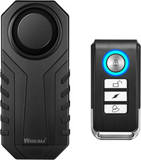 Wsdcam 113Db Bike Alarm Wireless Vibration Motion Sensor Waterproof Motorcycle A