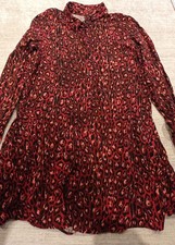 Zara   Dress Size 10 button through   tunic shift  boho  holiday  tp88