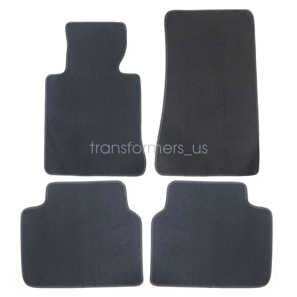 Alfombrillas antideslizantes de terciopelo delanteras-traseras 1999-2006 para BMW M3 serie 3 E46 Foto 4 de 4