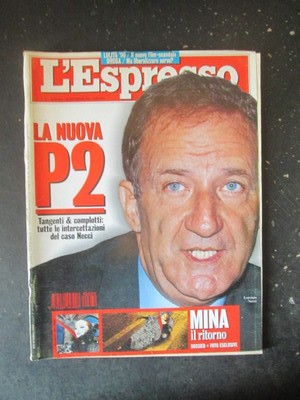 ESPRESSO 39  1996 LORENZO NECCI LA NUOVA LOGGIA P2 MINA MAZZINI [C36D]