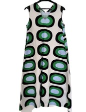 Marimekko × UNIQLO Sleeveless Dress All-Over Circular Pattern S Size