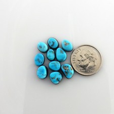 Natural Kingman Arizona Turquoise Blue Cabochons Gemstones k293