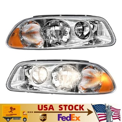 Pair Halogen Headlight Assembly For Mack Semi Trucks Direct Factory Replacement